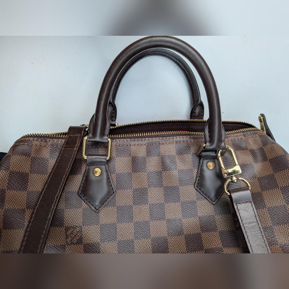 Louis Vuitton Brown Checkered Satchel - Picture 2 of 16